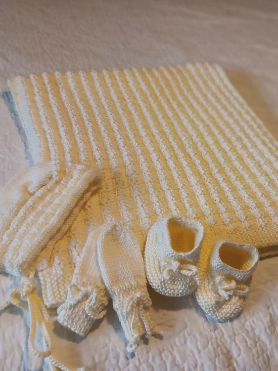 Other - Hand Knit Baby Layette Set